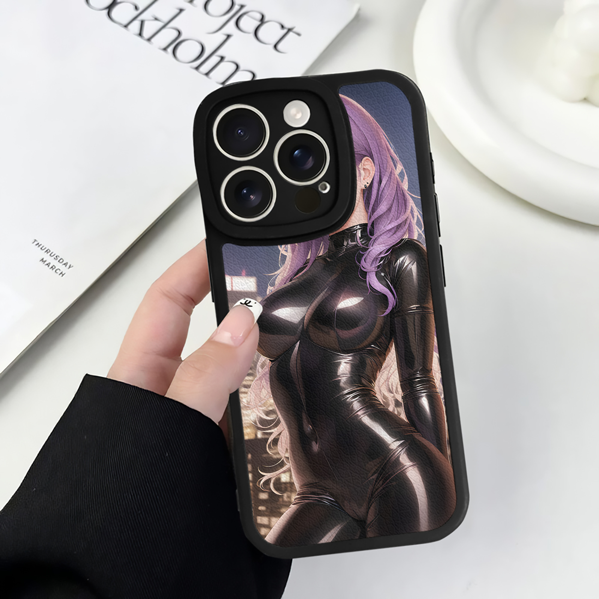 （画像用） EVA 新世紀エヴァンゲリオン 【iPhone 16シリーズ対応】シリコンスマホケース（レザー調） 材質：シリコン